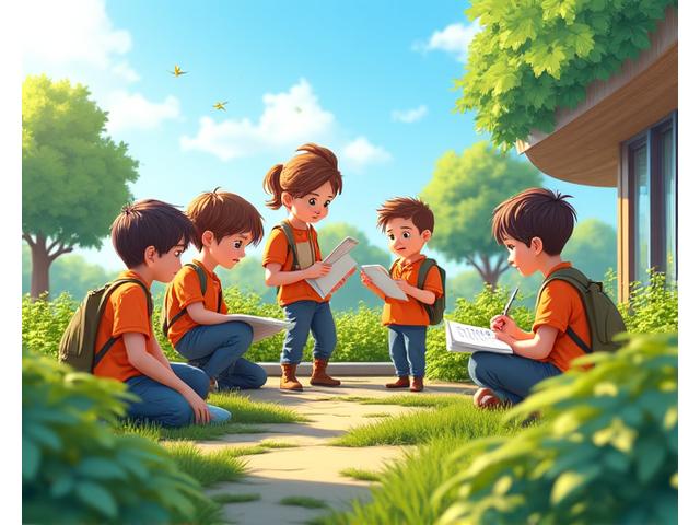 학교 옥상의 생태 학습용 그린 루프 전경