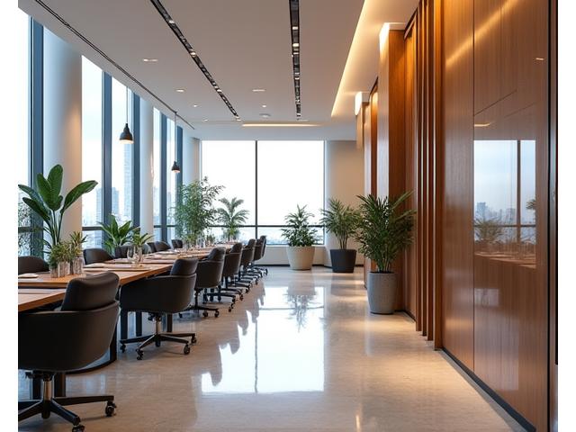 모던하고 세련된 사무실 인테리어 디자인