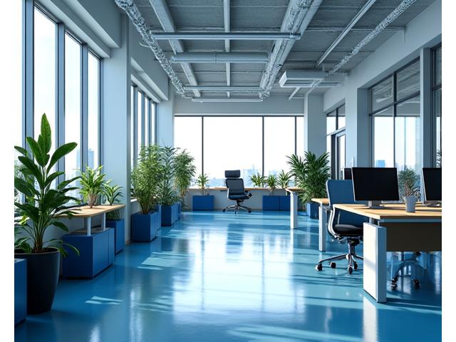 현대적이고 밝은 디자인으로 재탄생한 사무실 내부의 After 이미지